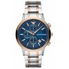 Emporio Armani Men's Chronograph Multicolor Tone Stainless Steel Watch AR80025
