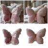 Подушка-игрушка в форме бабочки, набитая ПП-хлопком, бархатная плюшевая подушка, декоративная подушка для дивана