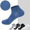 5 Pairs Men's Breathable Cotton Socks Sports Socks Slash Mesh Casual Athletic Cut Short Summer Thin Short Ankle Sock
