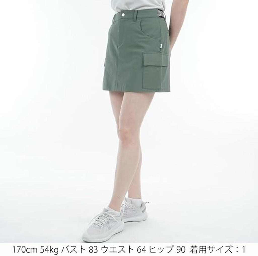 New Balance Golf Cargo Skirt Cool To the 1 Women's (Stretchy, Touch) / 012-5134504 181_Khaki [M]