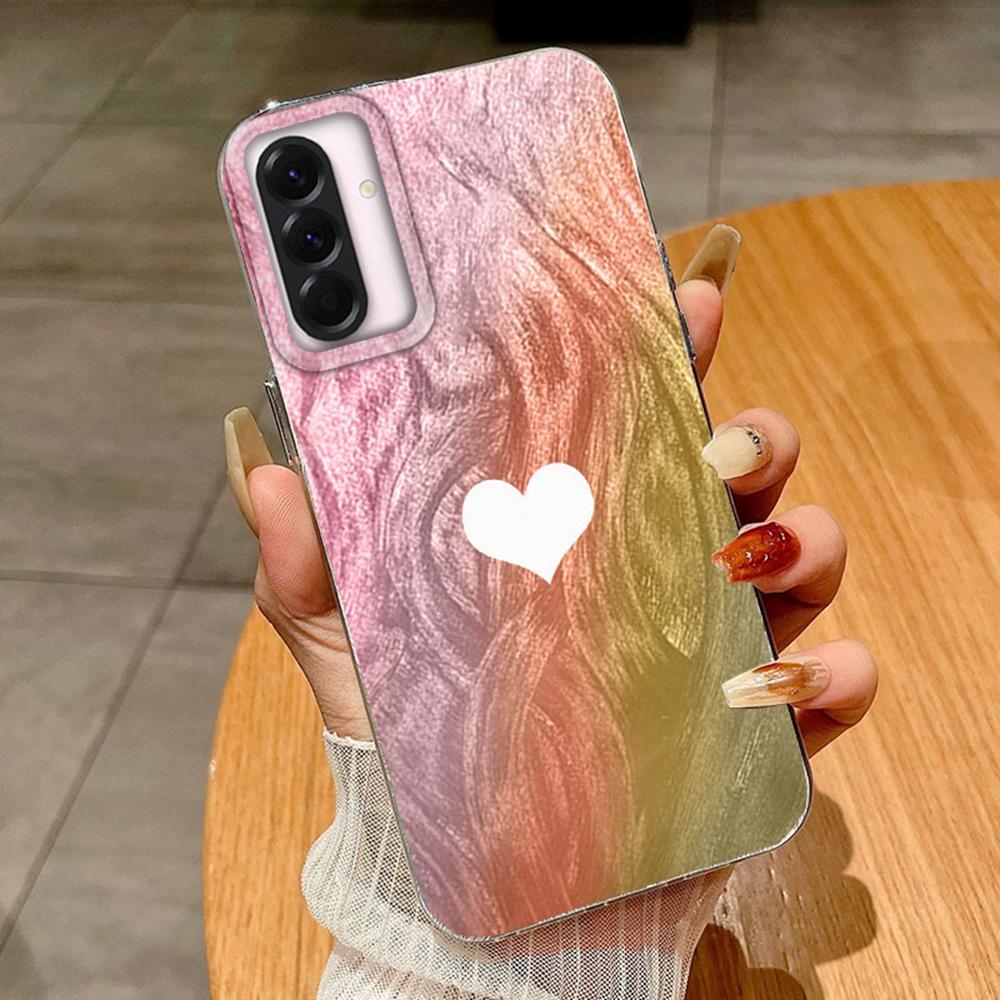 Пара красочных градиентных бабочек для Samsung A56 A16 A26 A36 A25 A15 A55 S24 S25 Plus чехлы для телефонов чехол Funda силиконовый бампер жесткий чехол для задней панели из ПК