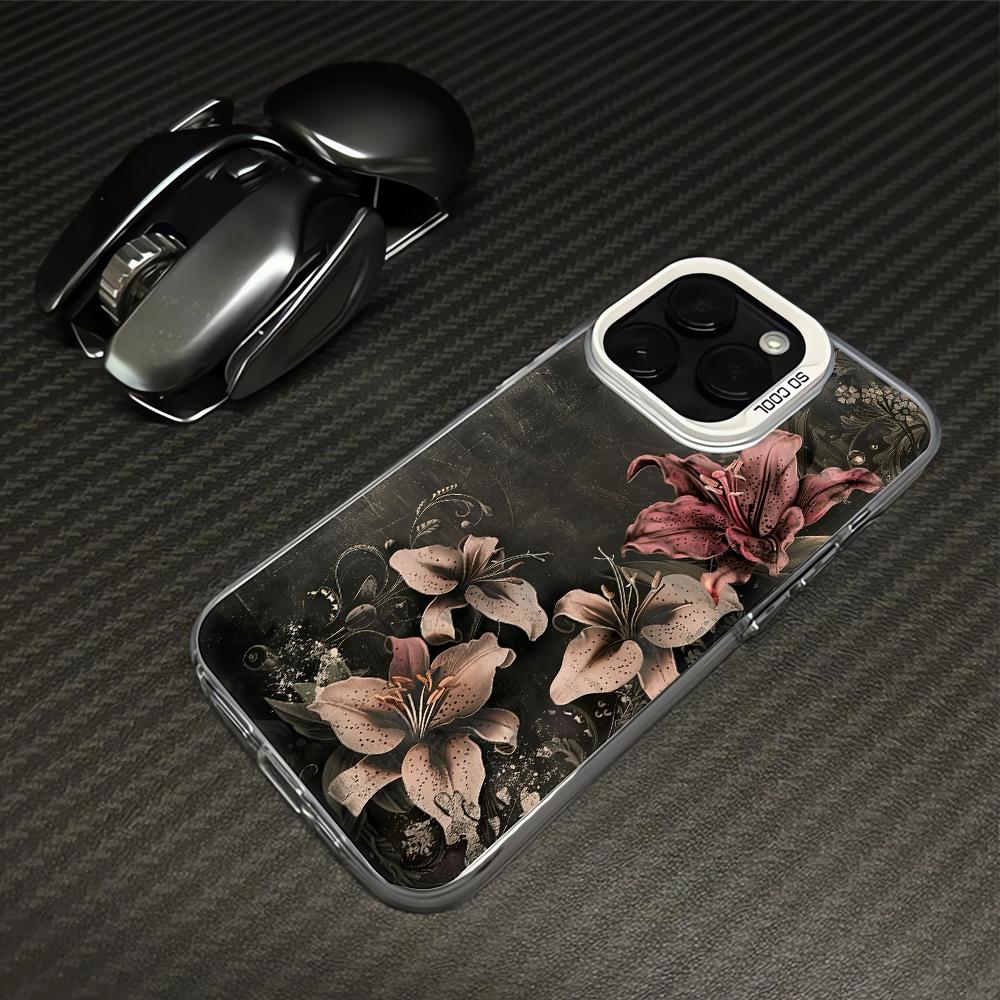 Чехол для телефона "Утренний цветок" для iPhone 16 12 13 11 14 15 Pro Max X Xs XR 7 8 Plus SE2020 2022 Ударопрочный чехол Funda