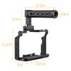 Andoer Camera Video Cage + Top Handle Kit Aluminum Alloy with Dual Cold Shoe Mounts Numerous 1/4