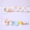 Resin Hamster Micro Landscape Miniature Figurines Model Craft Ornaments Desk