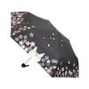 Santos Folding Sakura Sun and Open Umbrella, Cat-Covered Design, II, Rain, Diameter Approx. 95cm, JKO-552-01