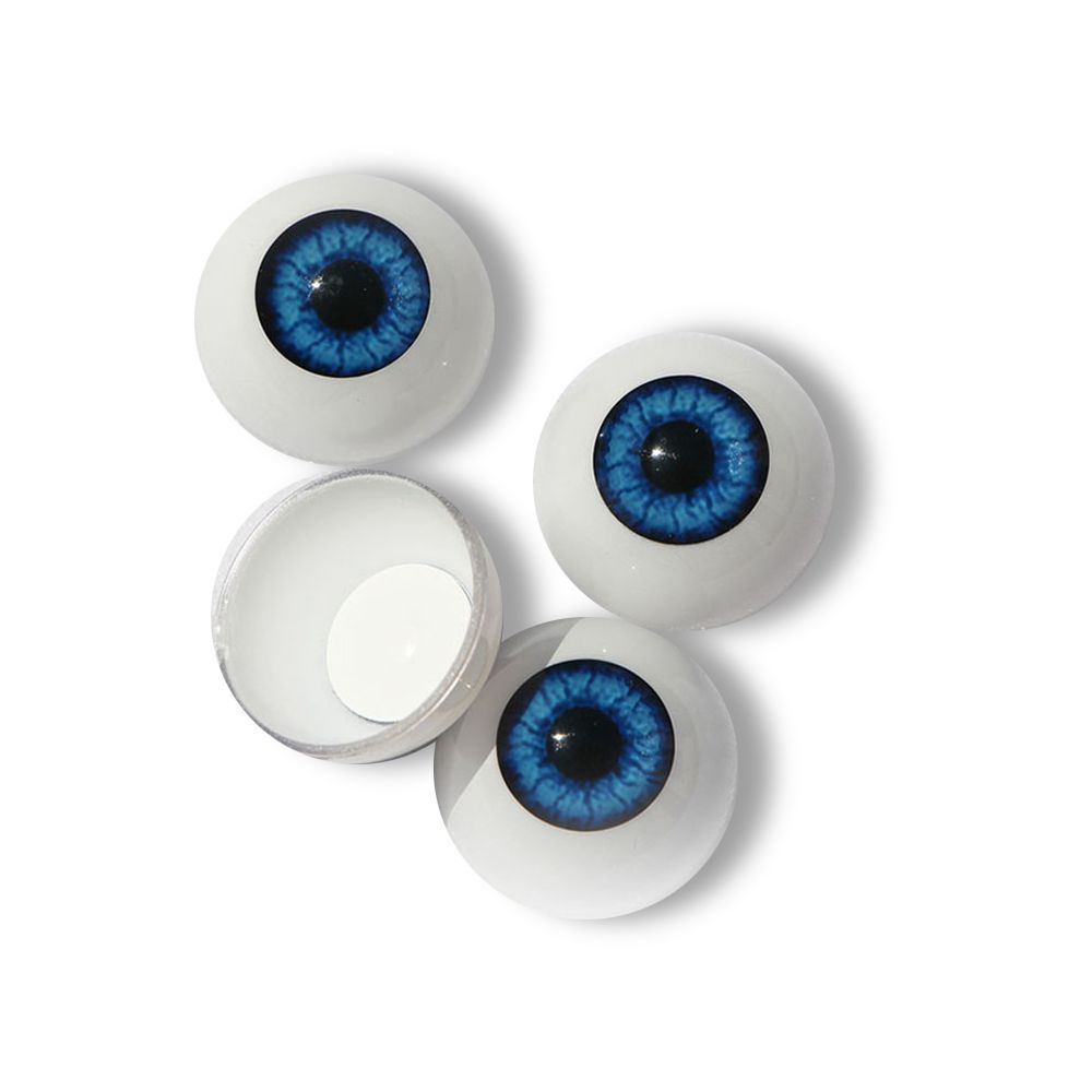 20MM Kids Toy Real Like Accessories Half Round Hollow Realistic Dolls Eyes Eyeballs 20inch New Baby