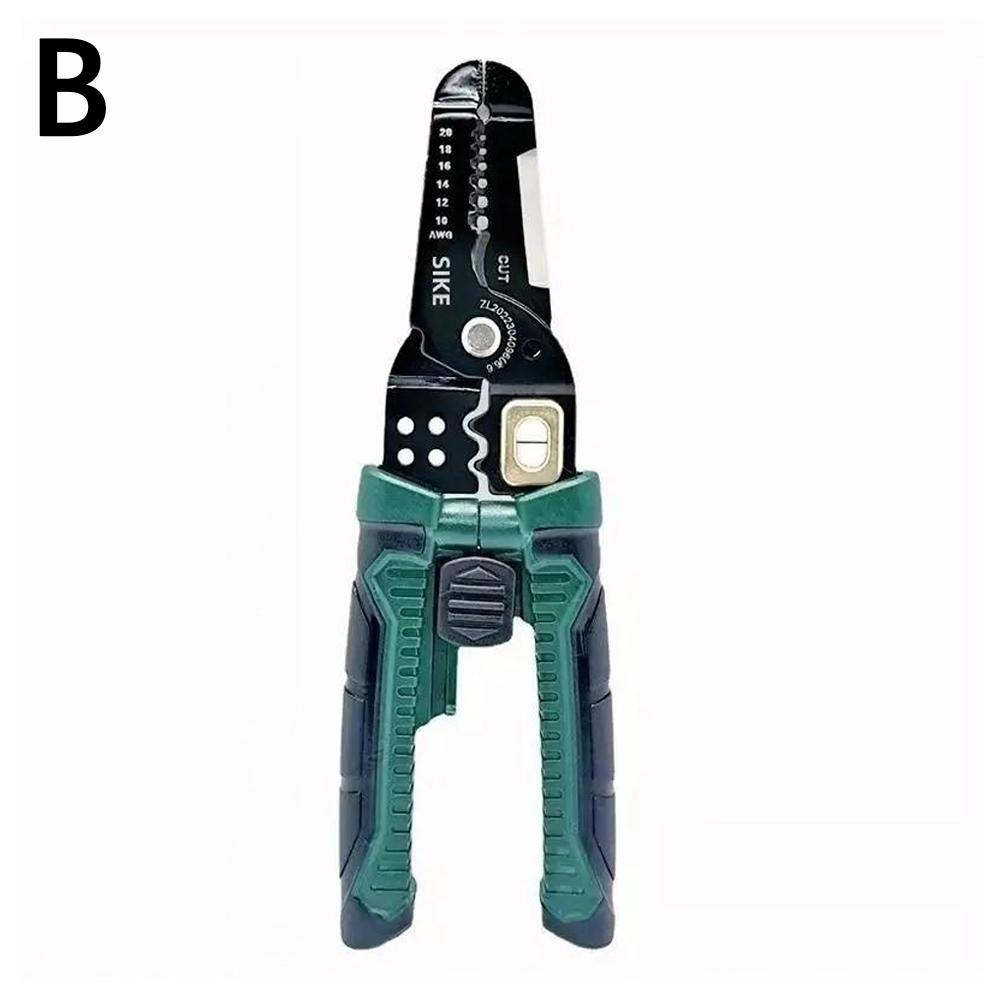 Многофункциональные плоскогубцы для зачистки проводов Обжимной инструмент Кусачки для резки Набор для снятия изоляции Профессиональные электрики Игольчатые кусачки