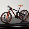 1:10 Mini Finger Mountain Bike Diecast Model Alloy Bicycle Simulation Collection Die Casting Racing Metal Bike Toys for Boys