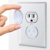 US Standard Child Safety Anti-Electric Shock Socket Cover for Infants and Toddlers, 2-Prong 3-Hole Protection