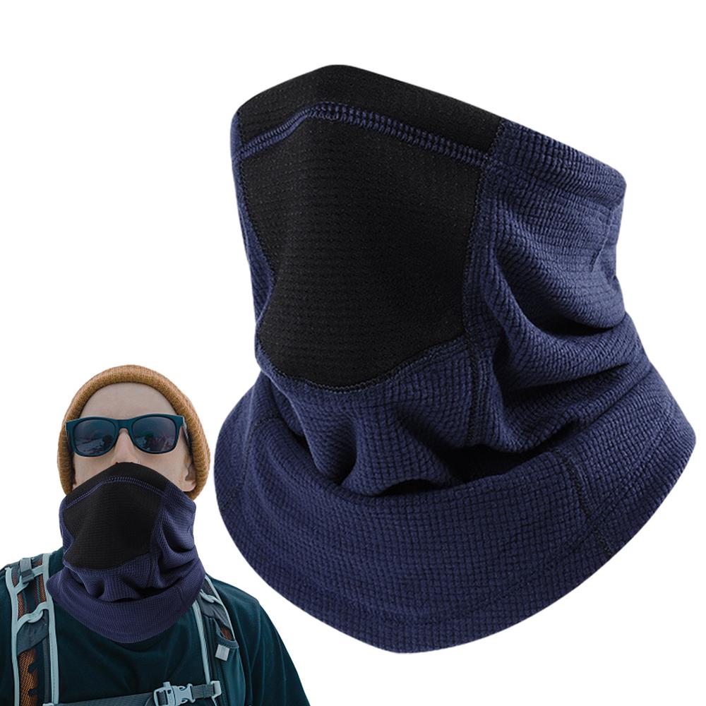 Neck Warmers For Women Neck Scarf Cold-Resistant Face Neck Covering Drawstring Windproof Neck Warmer Neck Gaiter Outdoor Sports
