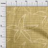 oneOone Ткань Cotton Flex Gamboge Yellow с текстурой океана, морская звезда, швейная ткань по ярдам, напечатанная своими руками, швейные принадлежности для одежды 40 дюймов