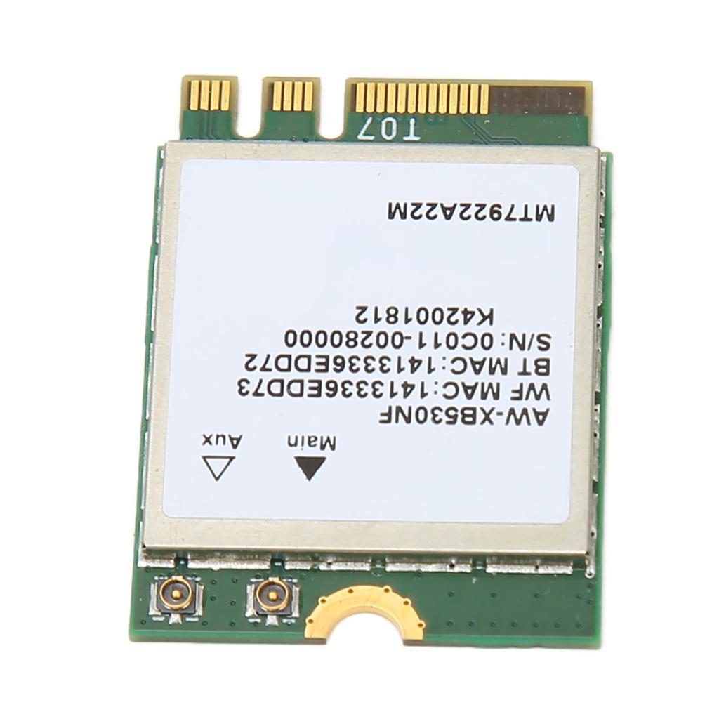 M.2 WIFI 6E Card 5374Mbps Triple Band 2.4G 5G 6G Support MU MIMO Bluetooth 5.2 M.2 Laptop Wireless