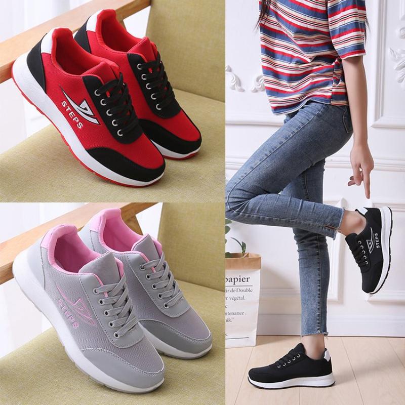 Spring and Summer Sports Style Women's Shoes Travel Shoes Non-slip Comfortable All-match White Shoes