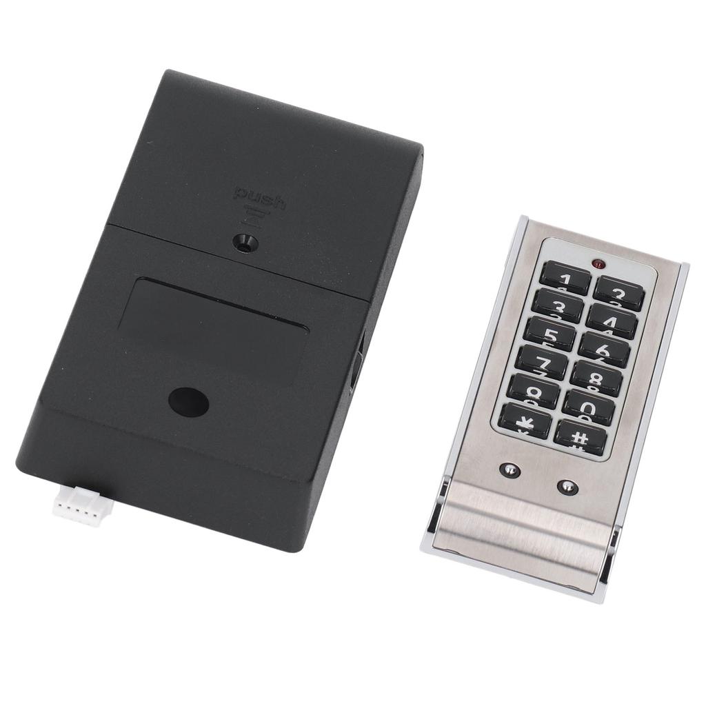 Electronic Cabinet Lock Stainless Steel Electronic Password Cabinet Lock for Sauna Bathroom File