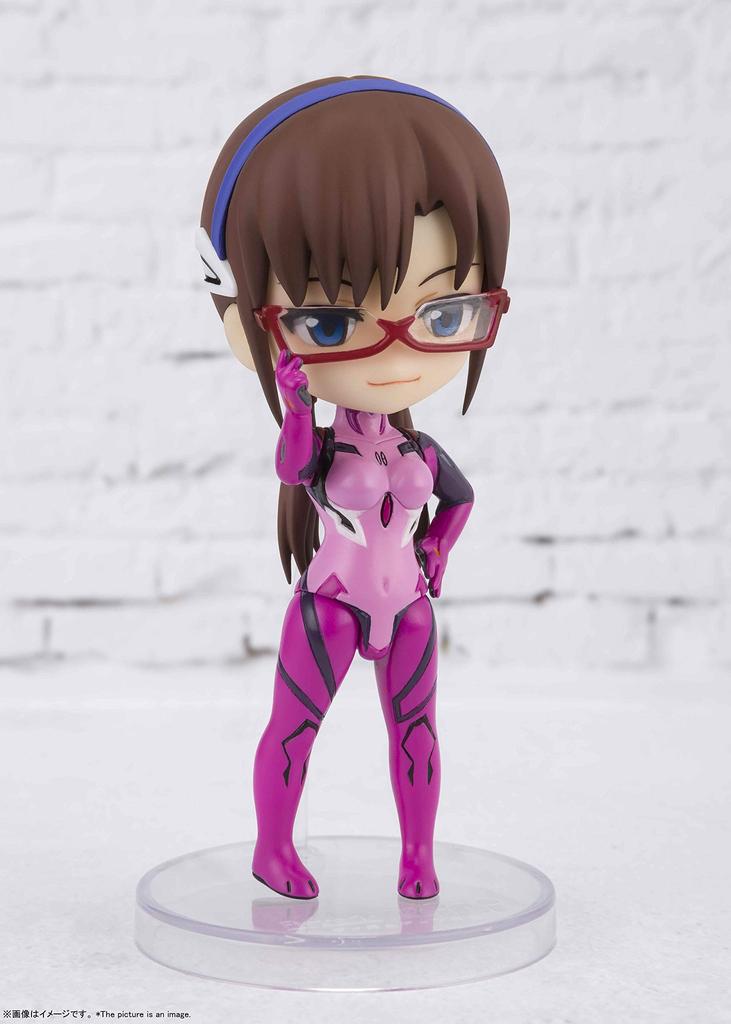 TAMASHII NATIONS Figuarts mini Evangelion Makinami Mari Illustrious примерно 90 мм окрашенная подвижная фигурка из ПВХ и АБС