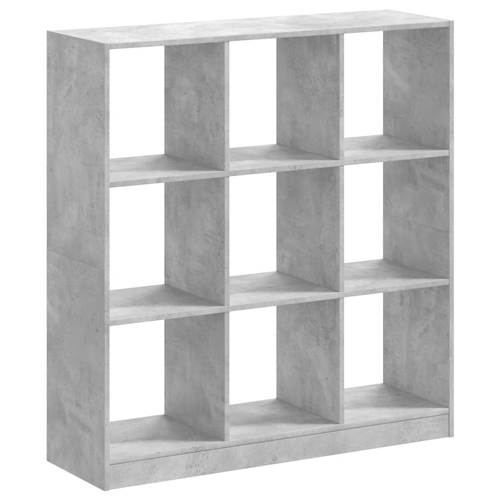 Bookshelf Concrete Grey 102 x 32 x 108 cm Engineered Wood