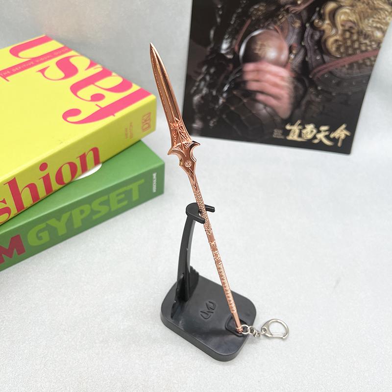 22cm God of War Game Replica Gungnir Spear Metal WeaponsModel Odin Desktop Decoration Collectible Accessory Toy for Boy Gift Kid