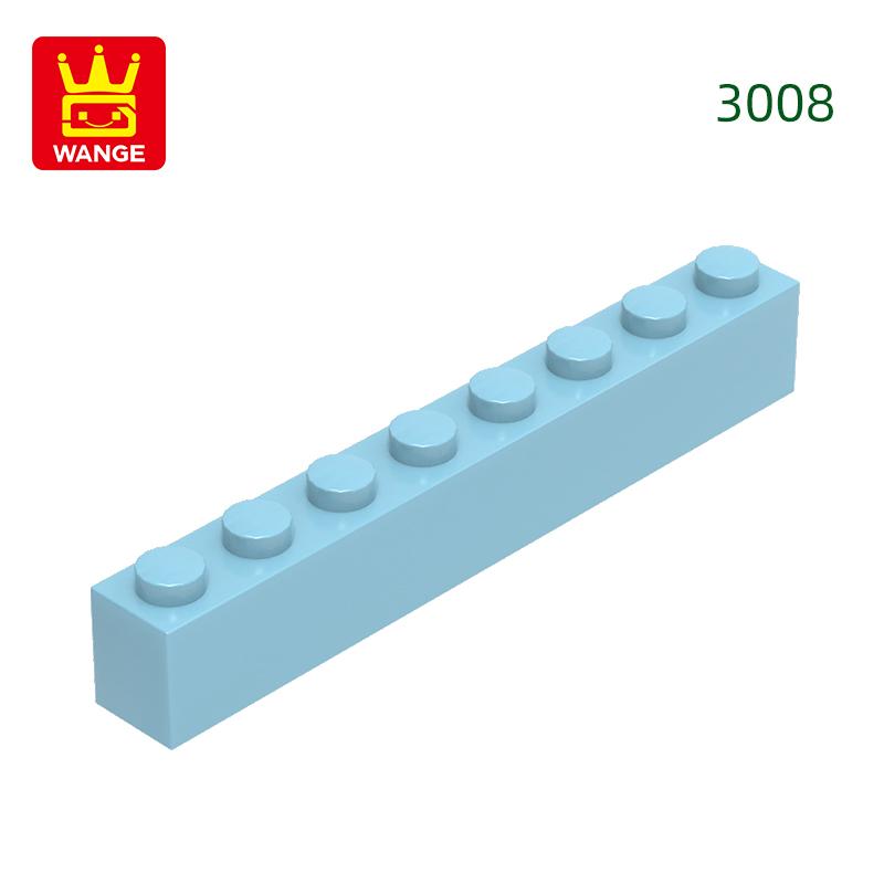 Нетоксичный 33 шт./лот 3008 1x8 Строительный блок с высоким отверстием Moc Базовые классические детали Кирпичные аксессуары Совместимы с DIY Детские игрушки Подарочная коробка