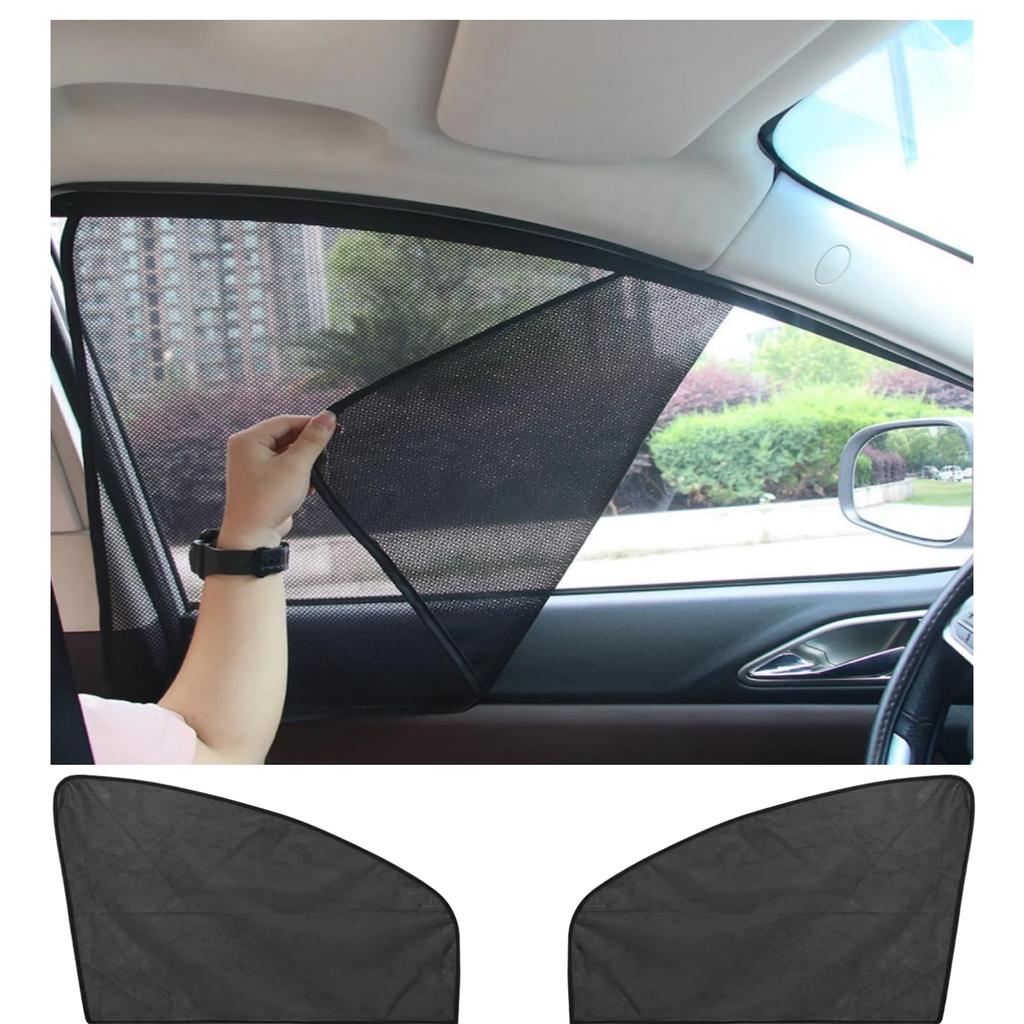 EXCEREY Car Supplies, Curtain, Strong Magnet Sun Shade for Cars, Mesh Curtain, Side Use,
