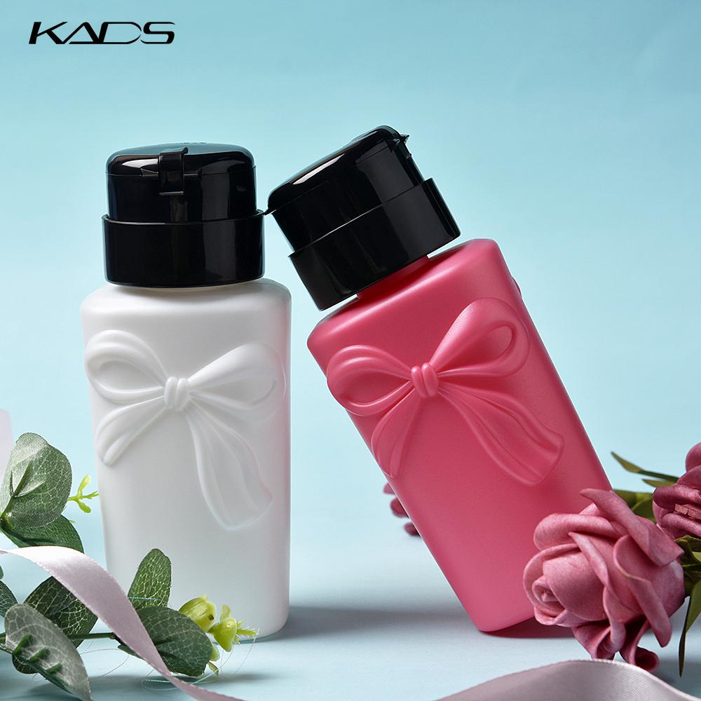 kads ADS 200ml Nail Art Empty Bottle for Nail Polish Remover Alcohol Dispenser Liquid Storage Nail Polish Cleanser Nails Art Bottle