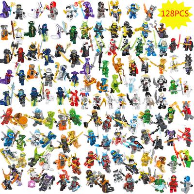 Фантом Строительный блок Фигурка Ниндзя Василиск Злодей Боевой набор Игрушки 48 моделей 40 моделей Pyp