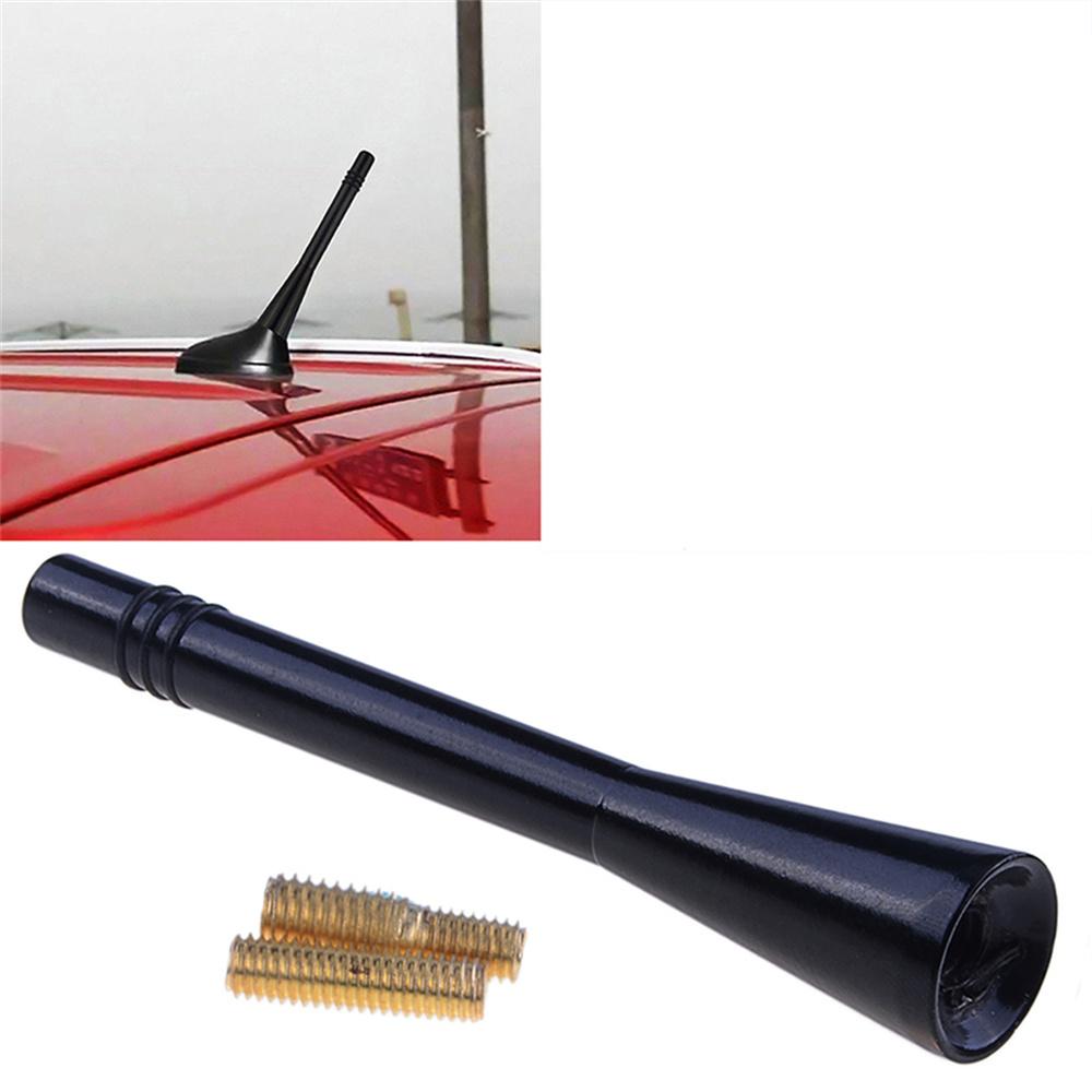 Black Universal 8CM Car Antenna AM/FM Radio Mast with Screw