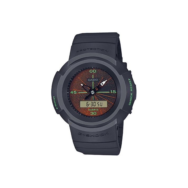 Casio Мужские часы с двойным дисплеем (жидкокристаллический/аналоговый) Серия AW-500MNT-1A