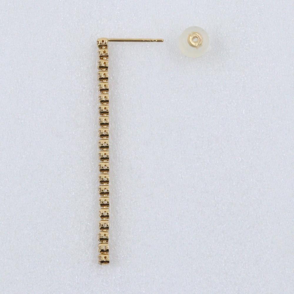 Piercing K18 yellow gold/diamond 1.4g Women Used