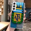 Мягкий чехол с флагом Аргентины для Samsung Galaxy S23 S22 Ultra S21 Plus S20 Fe S10 Lite S9 S8 + S10e S7 Edge Pattern Capa Case
