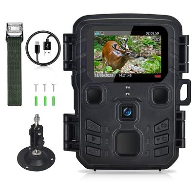 SUNTEK Security Trail Battery Motion Detection Совместимость с наружным видеонаблюдением 1080P, инфракрасным светодиодом, ночным видением, секундами, функцией автоматической перезаписи человеческого присутствия