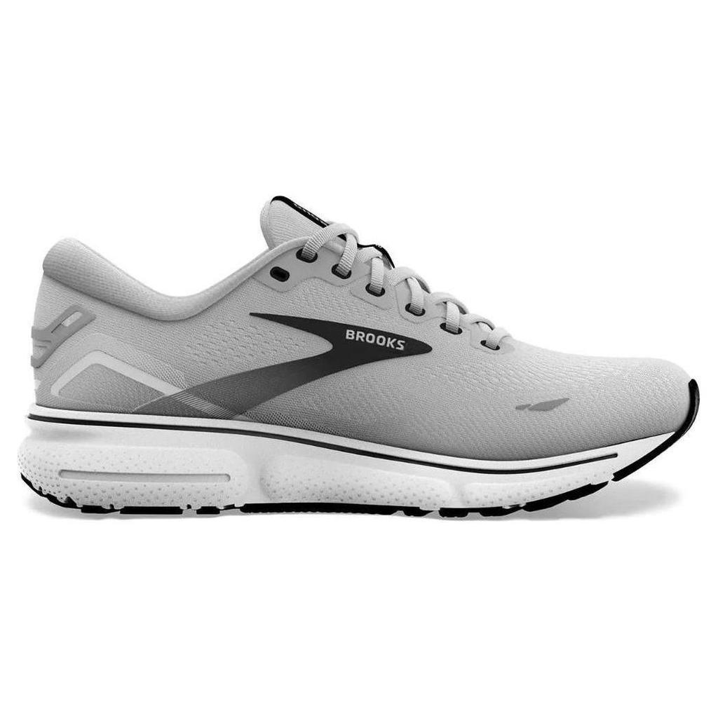 Brooks Ghost 15 Дышащая Удобная Ткань Нескользящая Прочная Низкие Марафонские Беговые Кроссовки Мужская кроссовка Серый Черный 110393-098