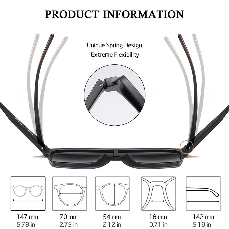 Fashion Polarized Sunglasses For Men Square Oversized Anti Glare Driver Mirror Sun Glasses Women UV400 Goggles Male