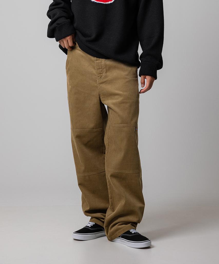 Dickies Рабочие брюки из вельвета с двойными коленями Хаки