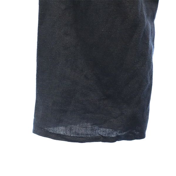 Mila Owen Льняная смесь С длинным рукавом Цельный черный Женский Б/у