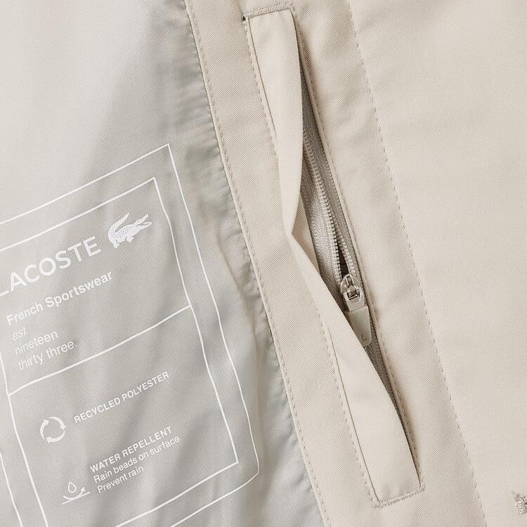 Lacoste Мужской тренч Светло-хаки BH5946-BUQ
