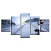 Modular Canvas HD Prints Posters Home Decor Wall Art Pictures 5 Pieces Ski Facility Art  Paintings No Frame