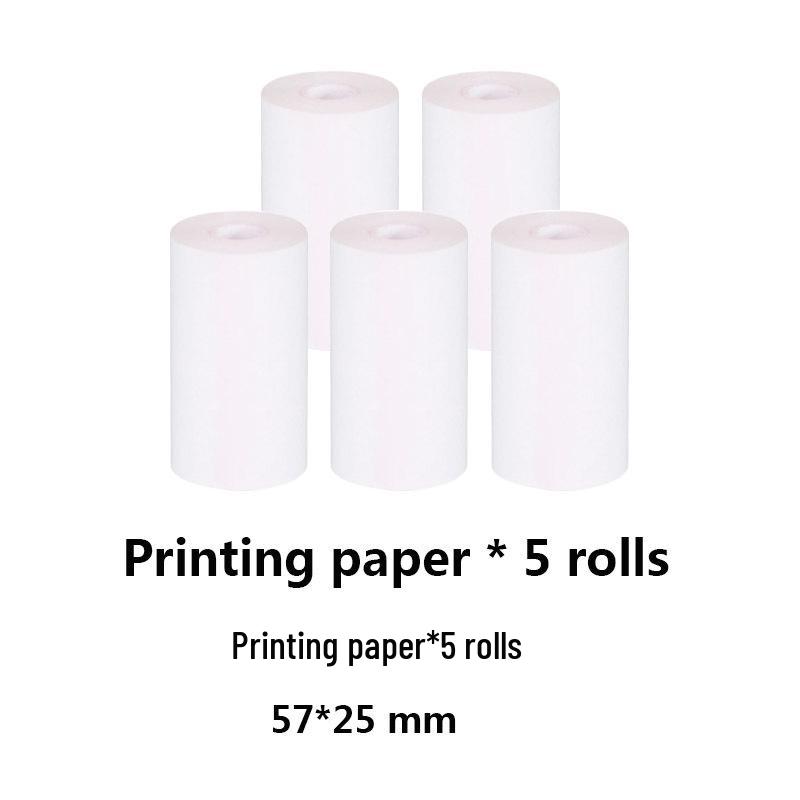 Mini Coreless Self-Adhesive Thermal Printer Paper for Cash Register and Photo Labels