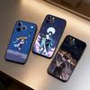 Чехол для телефона Wanderer Scaramouche Genshin для iPhone 17,16,15,14,13,12,11 Plus,Pro Max, Мягкий силиконовый черный чехол