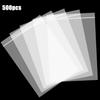 500 Plastic Bags, 6 Mil Jewelry Bags, Clear Small Zipper Bags, Re-sealable, for Small Business, Storage, Candy Bags