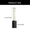 10Pcs 250W Sewing Machine Motor Carbon Brushes 5x12mm Carbon Brush Motor Brushes for Home Sewing Machine