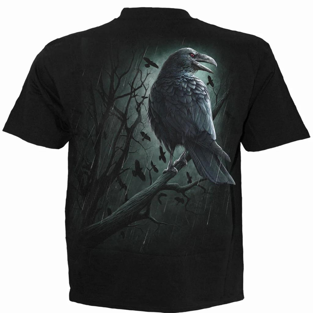 Spiral Direct Childrens/Kids Shadow Raven T-Shirt