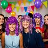 Sequin Wig Hat Birthday Party Gathering Sports Event Decoration Colorful Tassel Disposable Wig Prop Glitter Disco Masquerade
