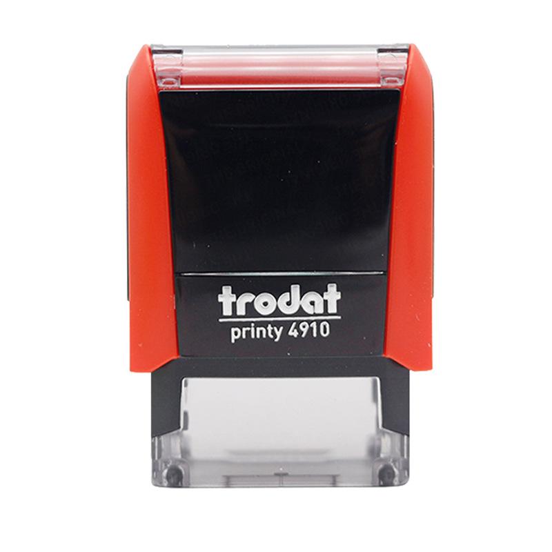 Trodat Austria Self-Inking 4910 Unengraved Square Text Stamp