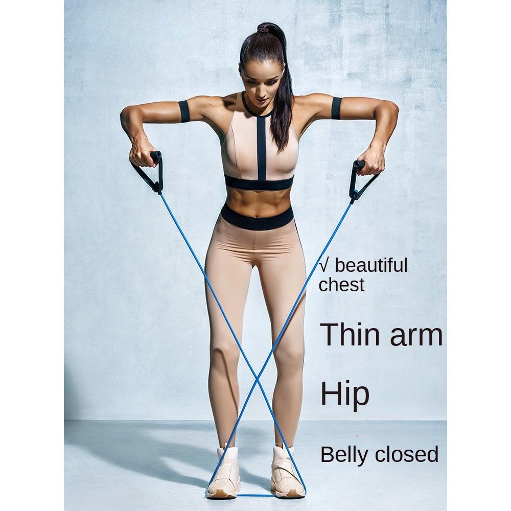 Мужской и женский фитнес-спортивный натяжной ремень, эластичный ремень, аксессуары для веревки, многофункциональная эластичная веревка, спортивная многоцветная натяжная веревка