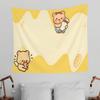 BButter BBear Cute Tapestry Wall Hanging Tapestry Art Deco Blanket Curtain Hanging At Home Bedroom Living Room Decor
