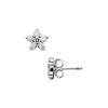 Pandora Shining Snowflake Design 925 Silver Cubic Zirconia Stud Earrings Women earrings 299239C01