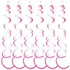 6pcs/set Hanging Swirls Garland Wide Application PVC Made Non-toxic Odorless Birthday Star Spiral Pendant Light
