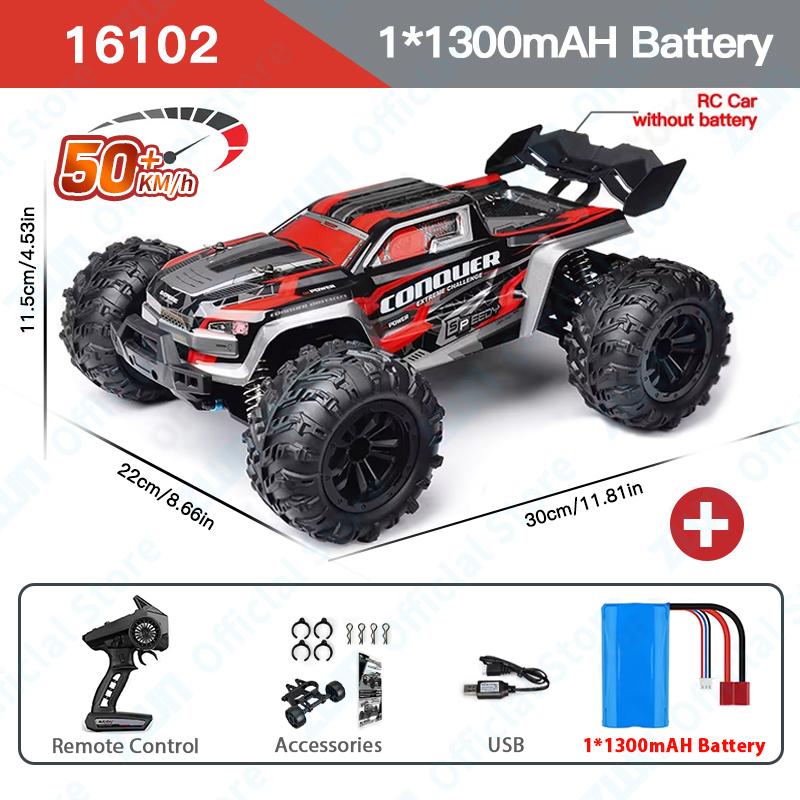 AAYB1 ZWN 1:16 70 км/ч или 50 км/ч 4WD RC автомобиль с дистанционным управлением LED автомобили высокоскоростной дрифт монстр-трак для детей против Wltoys 144001 игрушки