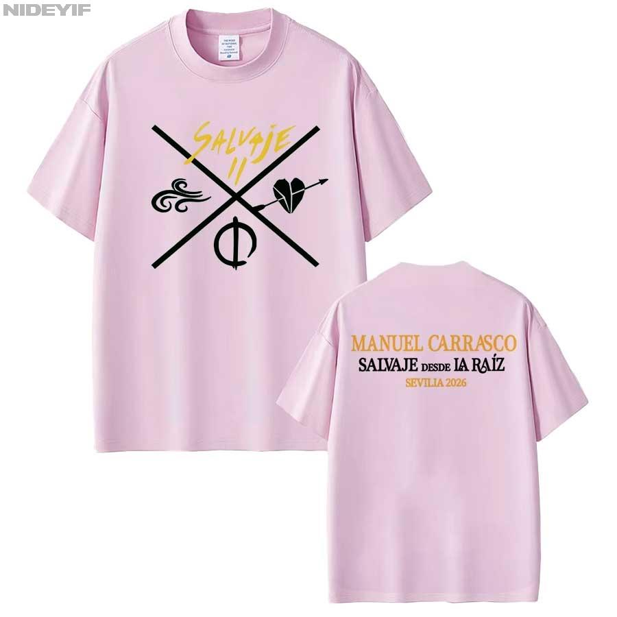 Unisexuel Carrasco Wild From The Root T shirt for Unisex Women Hiphop Streetwear Oversized Tops 100 Cotton TShirt MCO1