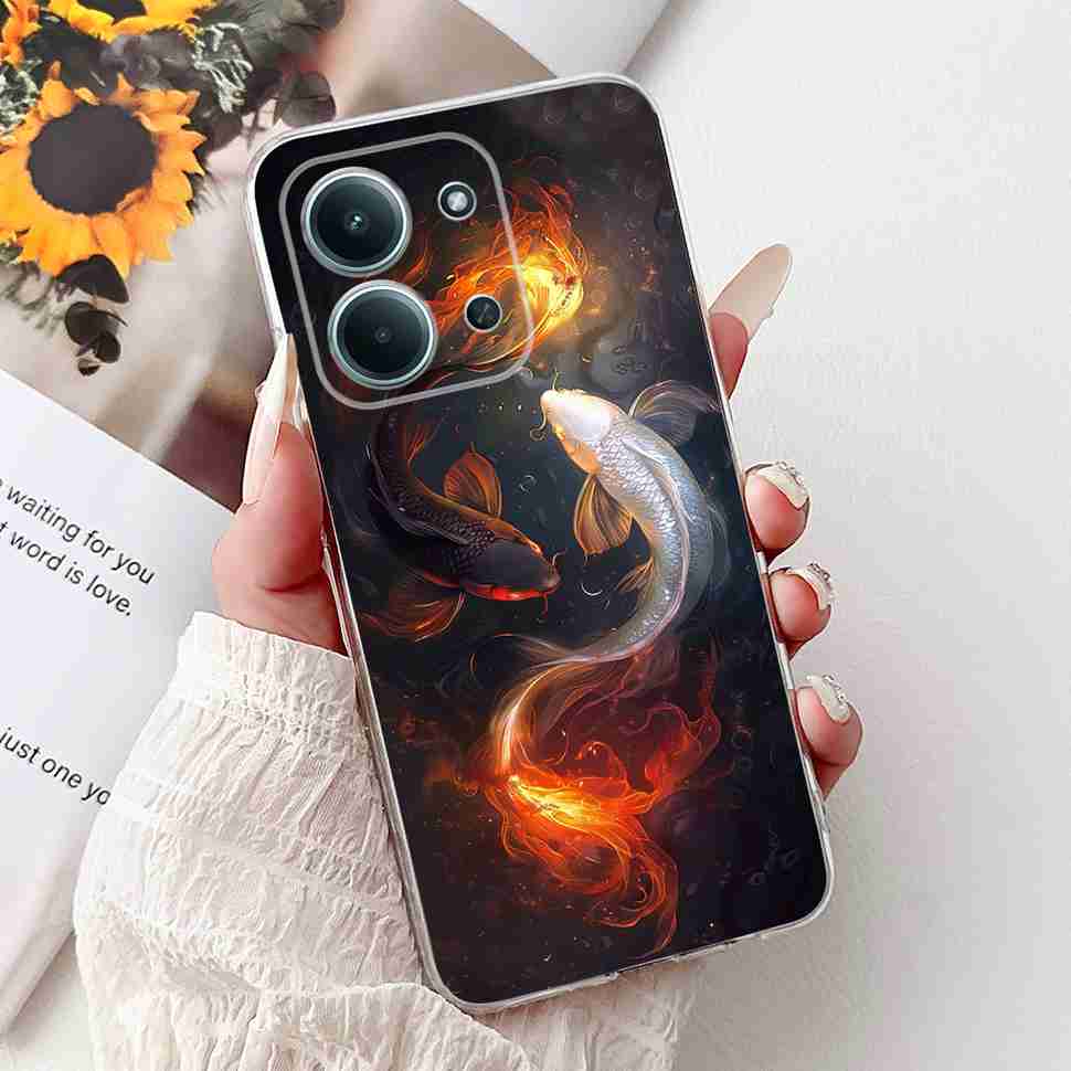 Чехол для Xiaomi Redmi 15C 4G 25078RA3EA Новый Бабочка Милый Кот Мягкий Силикон ТПУ Чехол Для Redmi 15C 15c 4G 6.9" Корпус Телефона